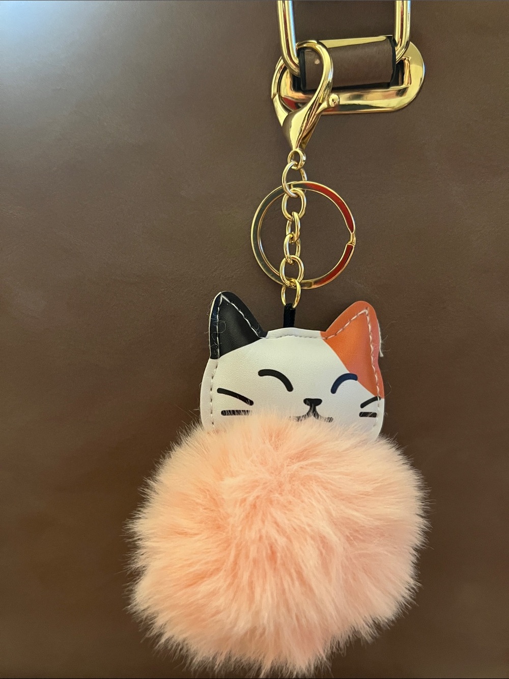 π₯Cute Cat Pom Pom Keychain - All Assorted Colors - Picture 7 of 12